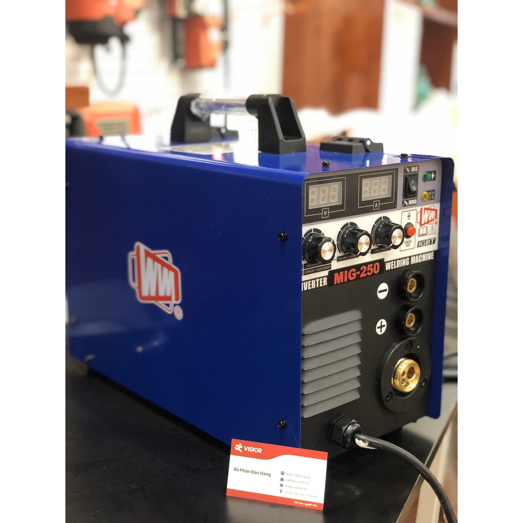 Máy hàn Inverter MIG 250 - 3 bo không dùng khí - WELDING MACHINE