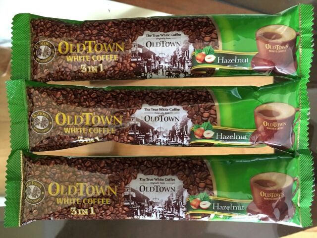 Cà Phê Trắng Old Town White Coffee Hazelnut Malaysia (Vị Hạt Phỉ)