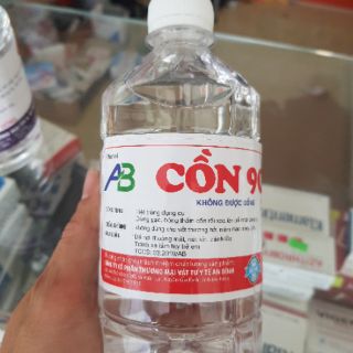 Cồn y tế Ethanol 70 độ, 90 độ chai 500ml