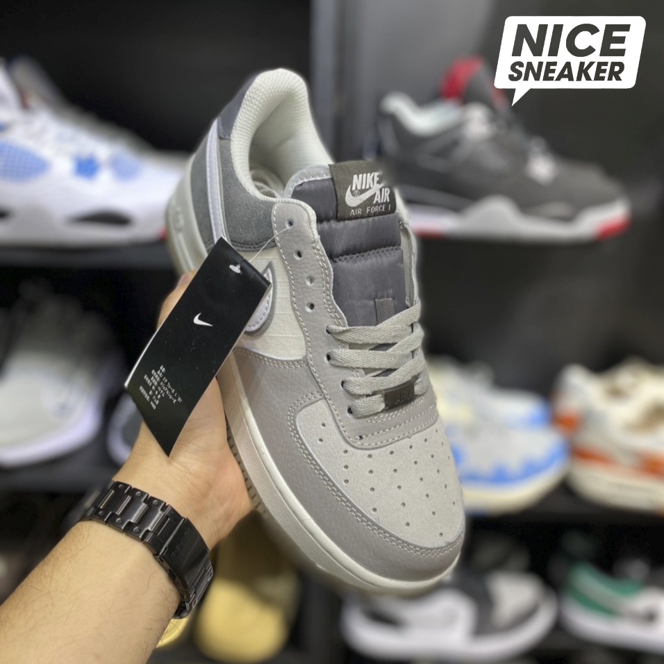 Giày Nike Air Force 1 Low '07 Lv8 2 Atmosphere Grey Thunder Grey - Phiên bản high quality | Nice Sneaker .