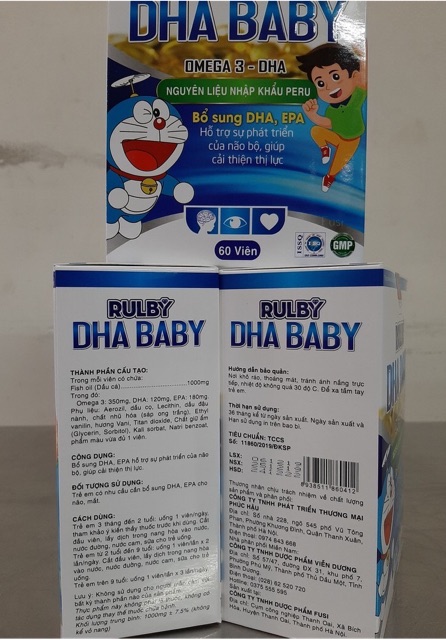 DHA Baby RULBY ( Bổ sung DHA, EPA cho trẻ)