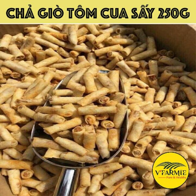 250GR chả giò tôm cua giòn cay ăn liền