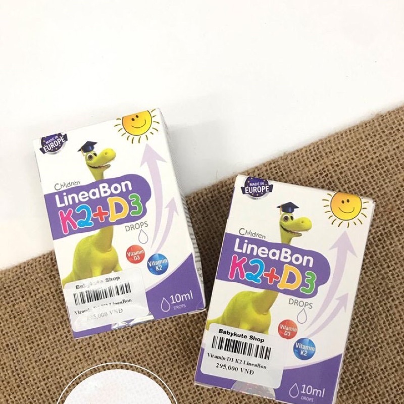 LINEABON K2D3 – Hỗ trợ tăng chiều cao, hết còi xương - Sản phẩm nổi tiếng tại Châu Âu