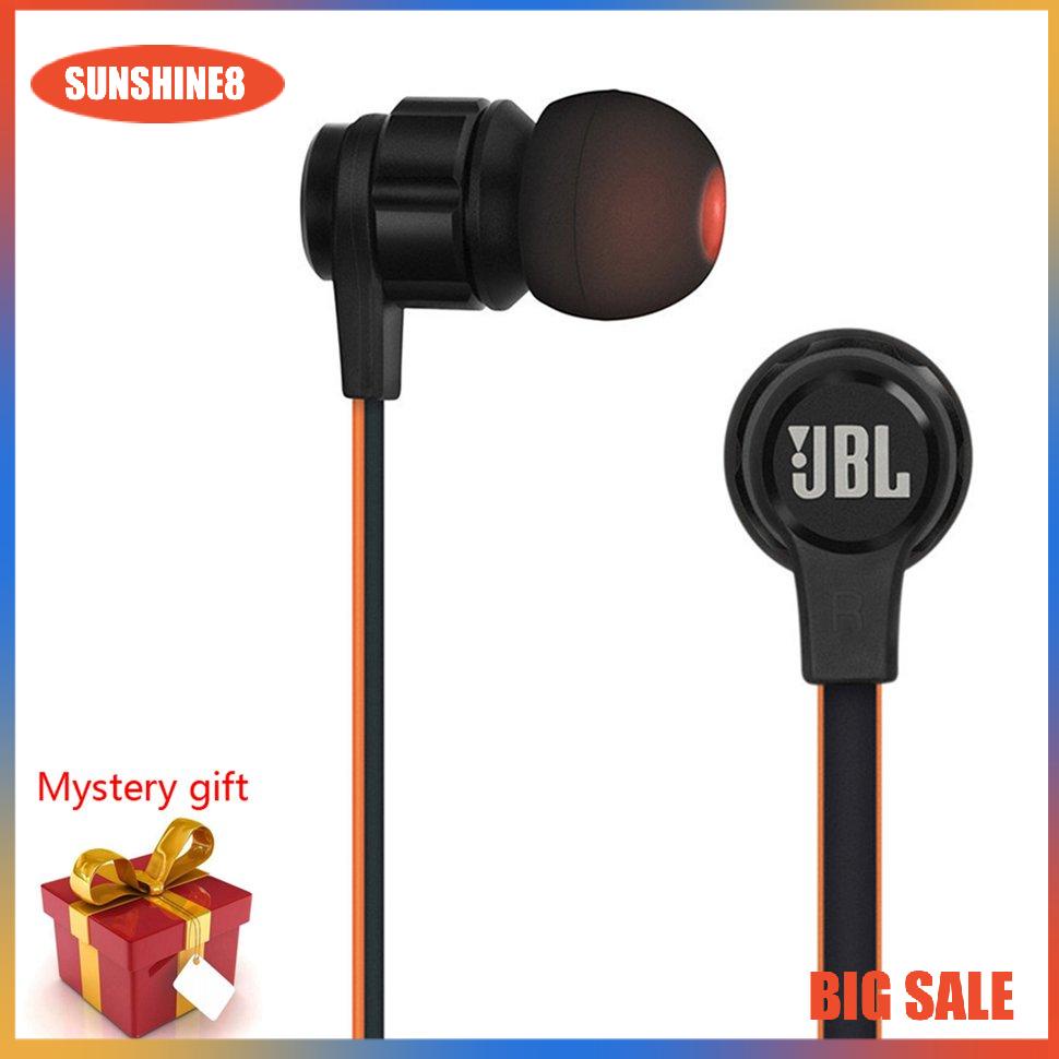 【SUN】JBL T290 In-ear Gaming Sports Music Earphones Wired Stereo Earphones