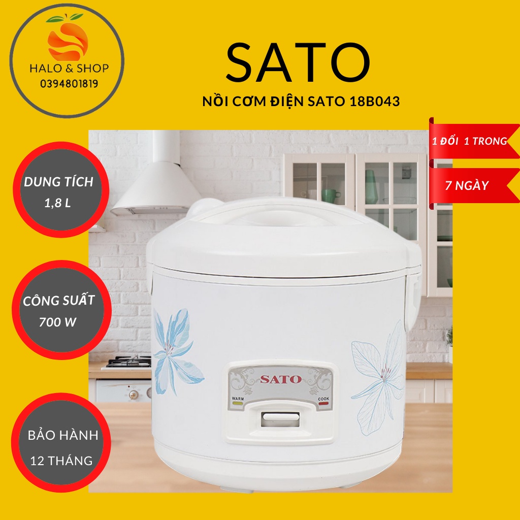 nồi cơm điện sato