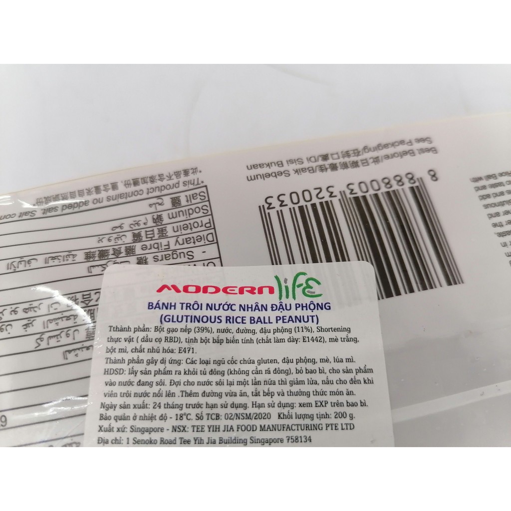 [200g] Bánh (chè) trôi nước Mè Đen / Đậu Đỏ / Đậu Phộng SPRING HOME Glutinous Rice Ball (halal) (nsm-hl) (nw5) | BigBuy360 - bigbuy360.vn