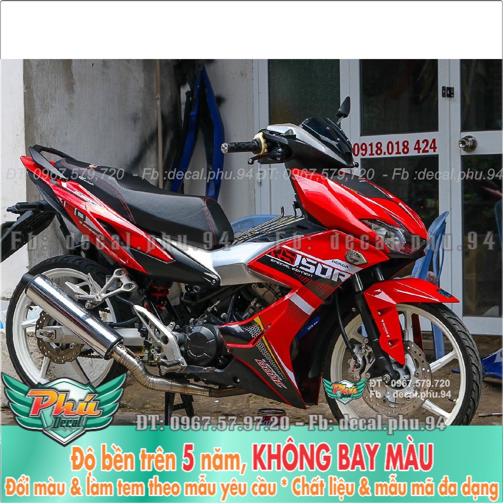 Tem Rời Winner X Rs đỏ đen 150 R (K)