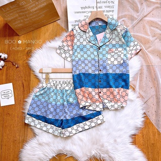 Đồ Bộ Mặc Nhà - Đồ Bộ Pyjama Màu Sắc Lụa Mango
