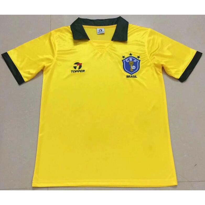 Áo Thun Đá Banh Brazil 1957 / 1988 / 1994 / 1998 / 2002 Size S-2xl