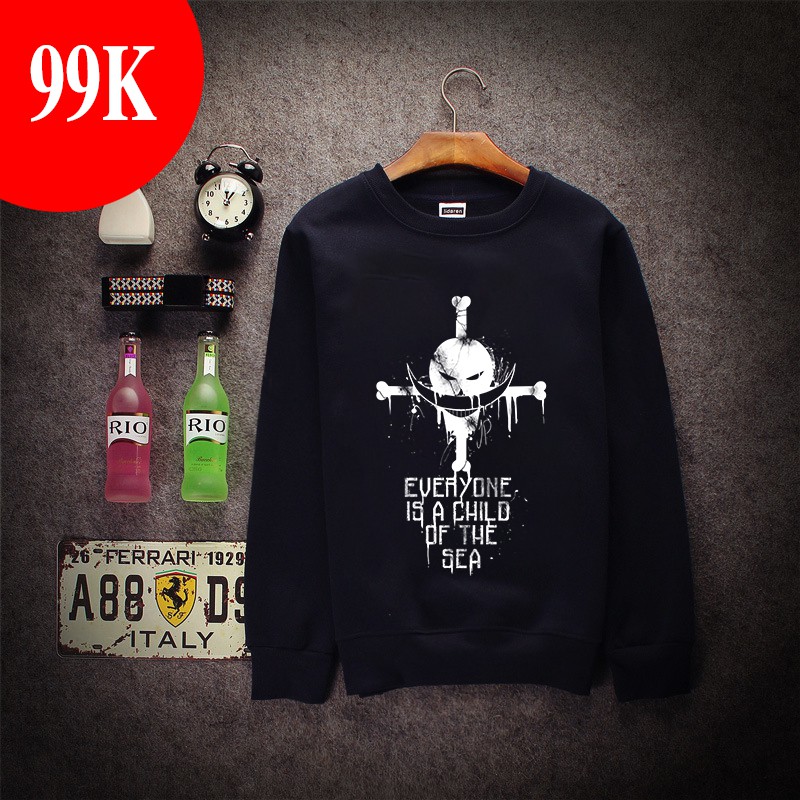 Áo One Piece Râu Trắng dài tay cực ngầu giá tận xưởng