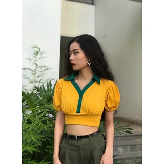 Áo croptop (Yellow top)