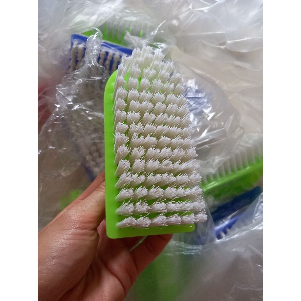 Bàn chải chà chân, bàn chải giặt đồ lông mềm có tay cầm