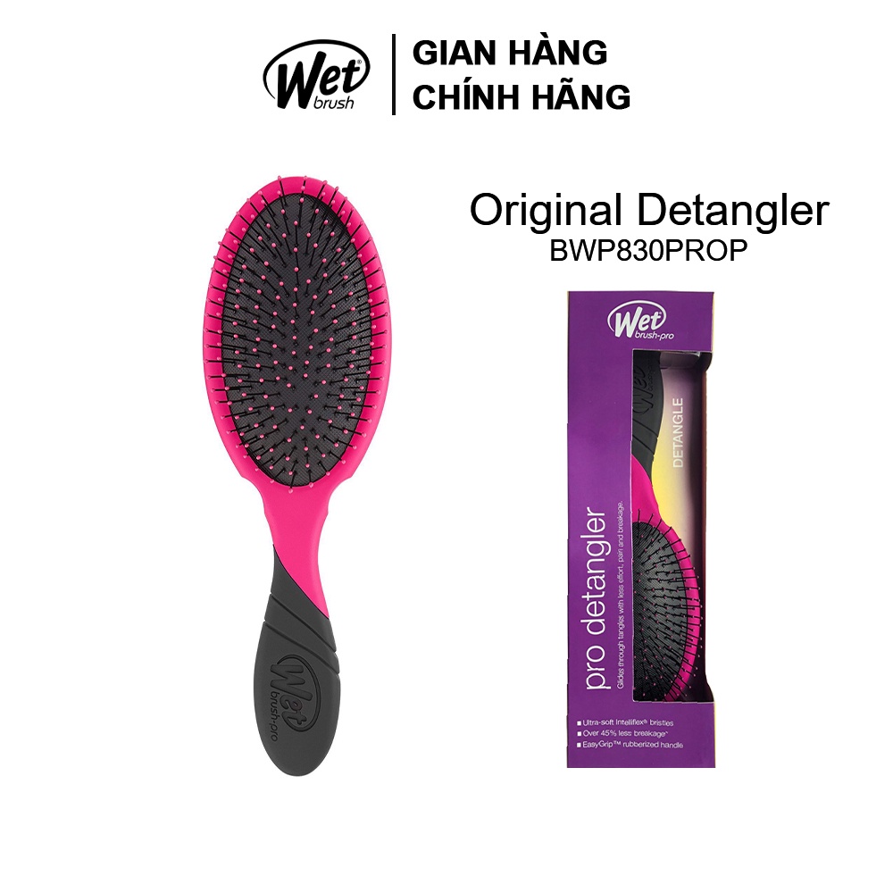 [CHÍNH HÃNG] Lược gỡ rối WET BRUSH dòng truyền thống màu vàng hồng