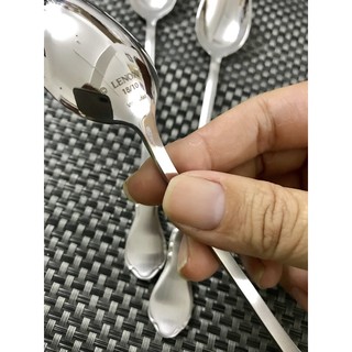 set 5 muỗng cafe dài lenox (hàng xuất dư châu âu)