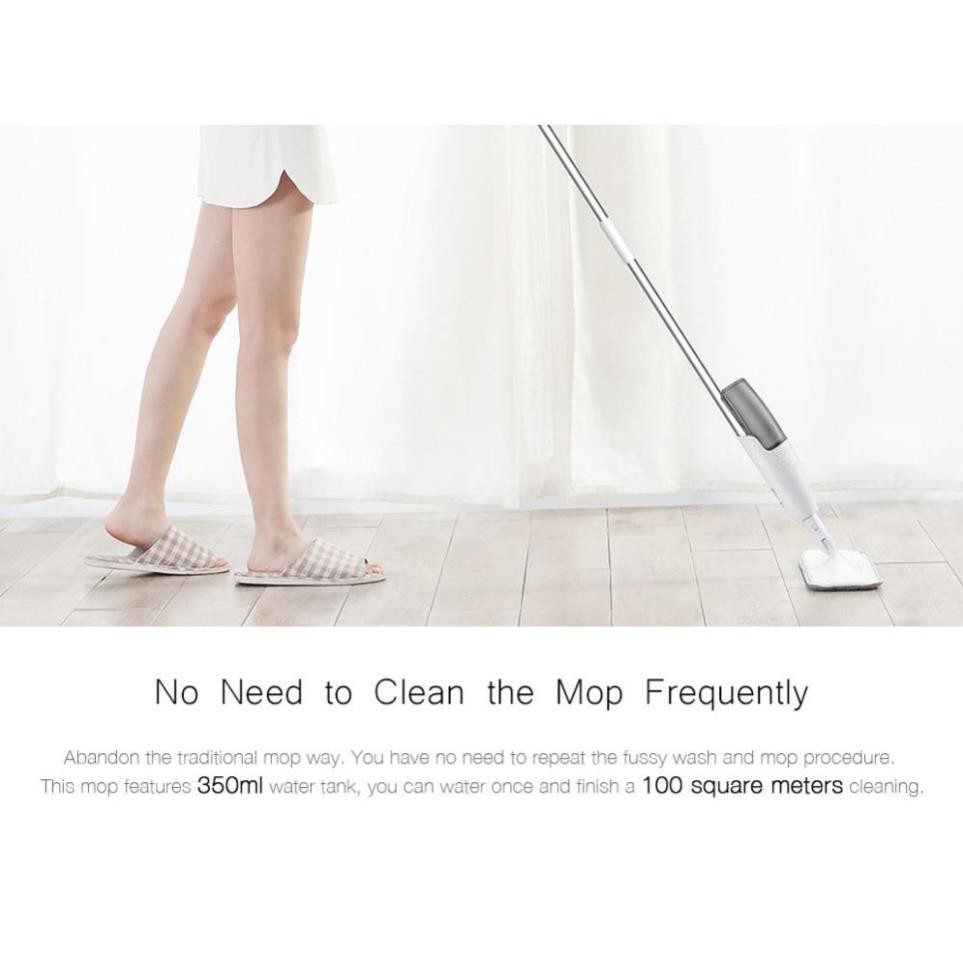 Cây lau nhà 2 trong 1 Deerma TB500 | TB800  Water Spray Mop có phun nước - Chính hãng