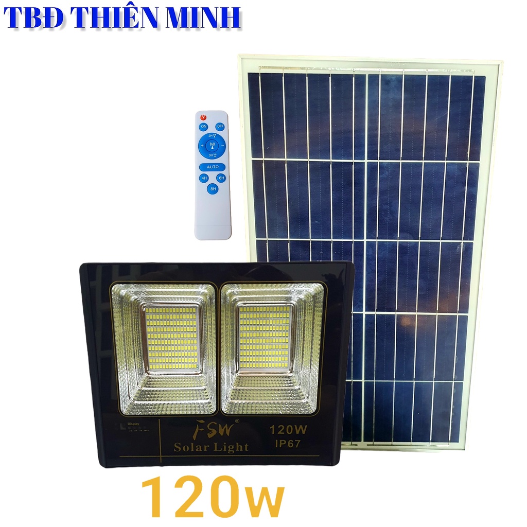 ĐÈN PHA NĂNG LƯỢNG MẶT TRỜI FSW 60W/120W/200W CAO CẤP