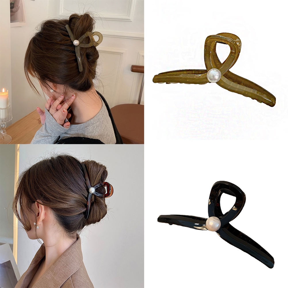 Kẹp Tóc Càng Cua Cỡ Lớn Kiểu Cổ Điển Thời Trang Cho Nữ