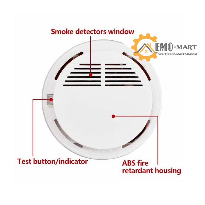 🔥 Máy báo cháy không dây 🔥 BH 12 THÁNG 🔥 Âm cảnh báo 85db - Sử dụng pin 9V ổn định