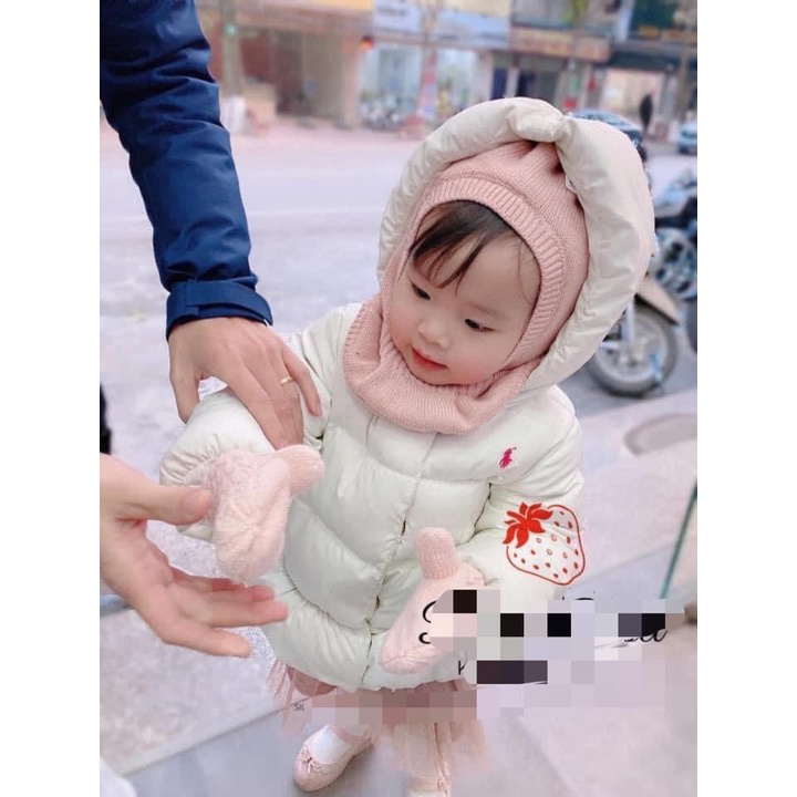 Mũ len chùm cổ HM