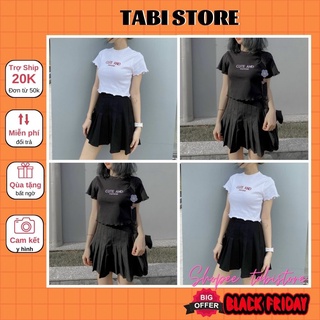 Áo croptop cute and psycho - dưới 52kg