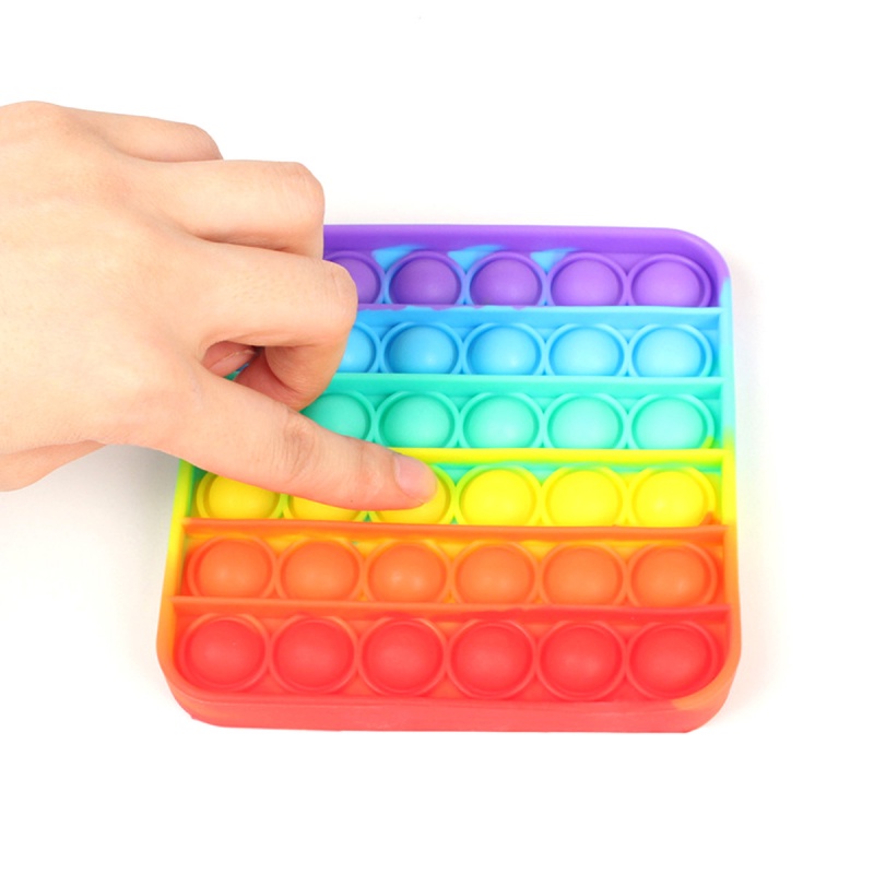 Nút bật bong bóng FONKEN bằng silicon nhiều màu sắc giải tỏa áp lực