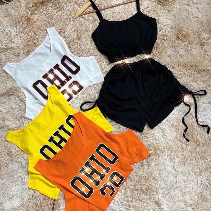 SET BỘ CROPTOP 3 MÓN , BỘ TẬP THỂ THAO