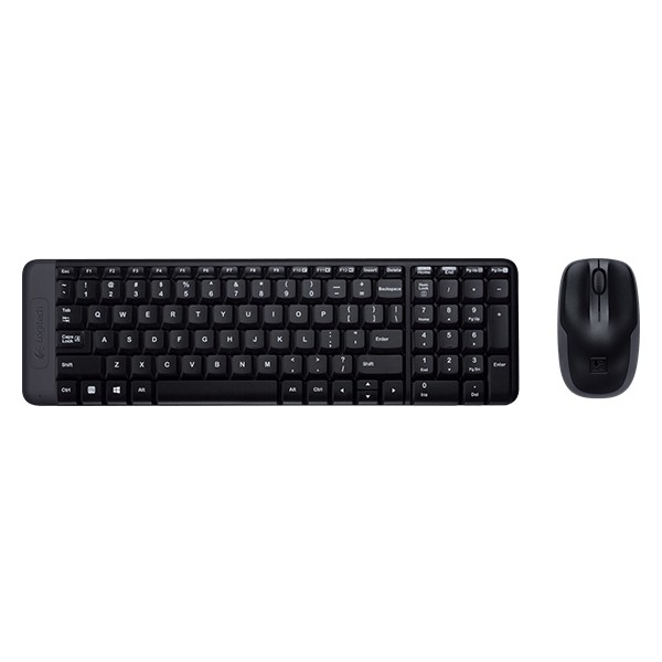 Combo Bàn Phím & Chuột Không Dây Logitech MK220 - Hàng Chính Hãng