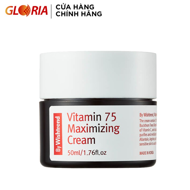 Kem dưỡng Vitamin 75 Maximizing Cream By Wishtrend