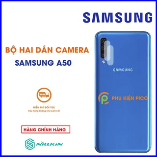 Dán Camera Samsung A50 Nillkin – Bộ 2 dán film camera Samsung Galaxy A50 chính hãng Nillkin