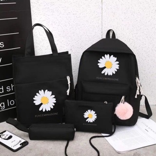 Balo Thời Trang Set 4 Món Hoa Cúc