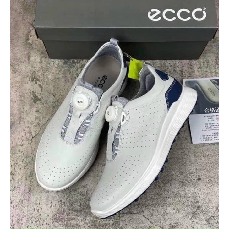 GIÀY ECO NÚT VẶN 2 MÀU TRẮNG , ĐEN