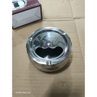 Gạt tàn thuốc inox xoay tròn loại lớn