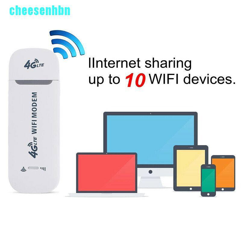 Bộ modem Wifi Hotspot USB LTE 4G đã mở khóa kiêm định tuyến không dây di động có ngăn cắm thẻ SIM