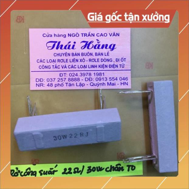 . Trở 22 ôm /30 W giá cho 2 chiếc .