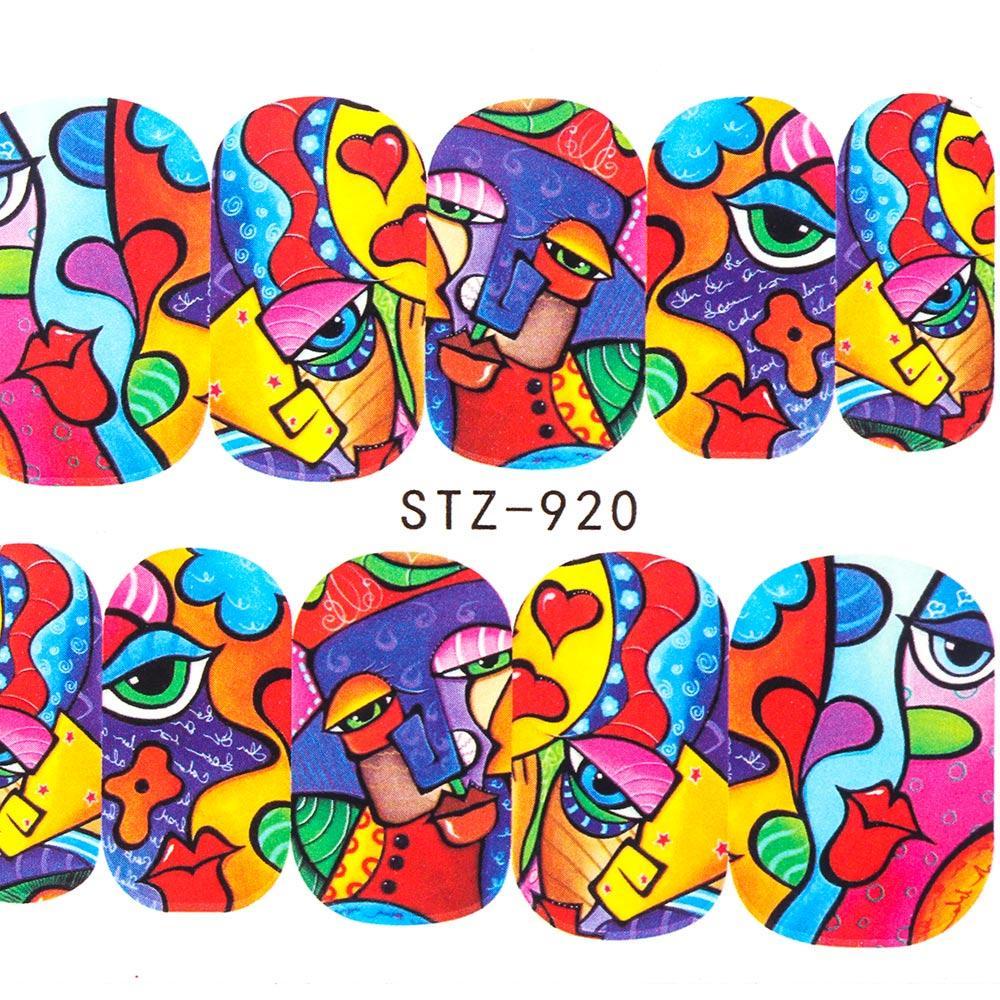 Set 1 / 16 Hình Dán 3D Trang Trí Móng Tay