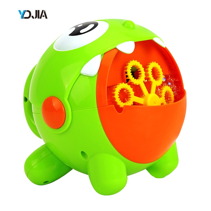 USB Charging,  Automatic  Cute Dragon Electric Bubble Machine Outdoor Toys for Children Kid Automatic Bubble Machine Blower Shower Bubble Machine Blower Maker Bath Toys(not include Soap water）