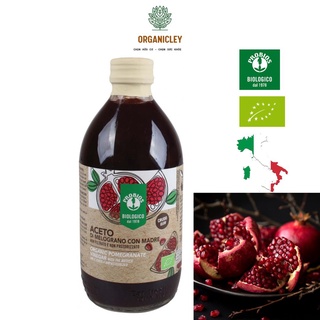Giấm Lựu Hữu Cơ Có Giấm Cái 500ml ProBios Organic Pomegranate Vinegar With The Mother - Giấm Lựu Giảm Cân - Organicley