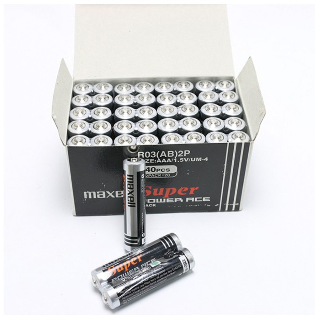 10 vỉ (20 viên) Pin tiểu 3A Maxell. Made in Indonesia. VI TÍNH QUỐC DUY