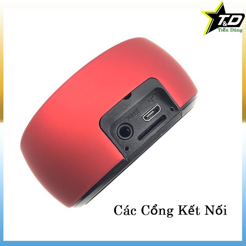 Loa Bluetooth BS01 vỏ nhôm pin khỏe nghe cực chất- Loa mini cầm tay BS01 hỡ trợ thẻ nhớ TF và cổng 3.5