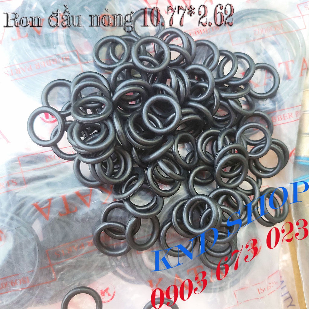 Ron (gioăng) cao su đầu nòng 10.77*2.62, vòng đệm cao su dành cho phụ tùng xe máy | KND Shops