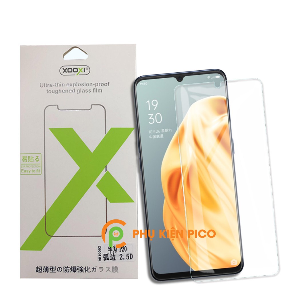 Cường lực Oppo A91 chính hãng Xooxi trong suốt viền cong 2.5D - Dán màn hình Oppo A91