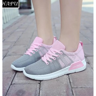 Giày sneaker nữ tesxo kết hợp 2 màu cao cấp
