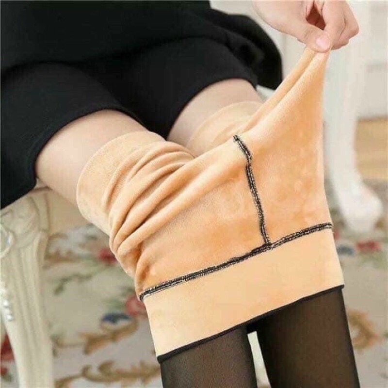 Quần tất 3D 6S lót nỉ hàng loại 1 siêu ấm cho mùa đông