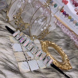 Nailbox Móng úp thiết kế - Đính đá