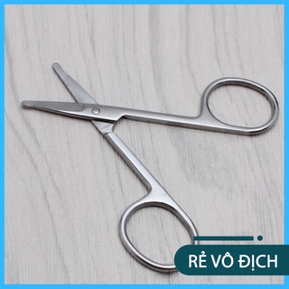 Kéo Cắt Lông Mũi, Kéo Tỉa Lông Mày Đầu Tròn Xinh Xắn, Nhỏ Gọn