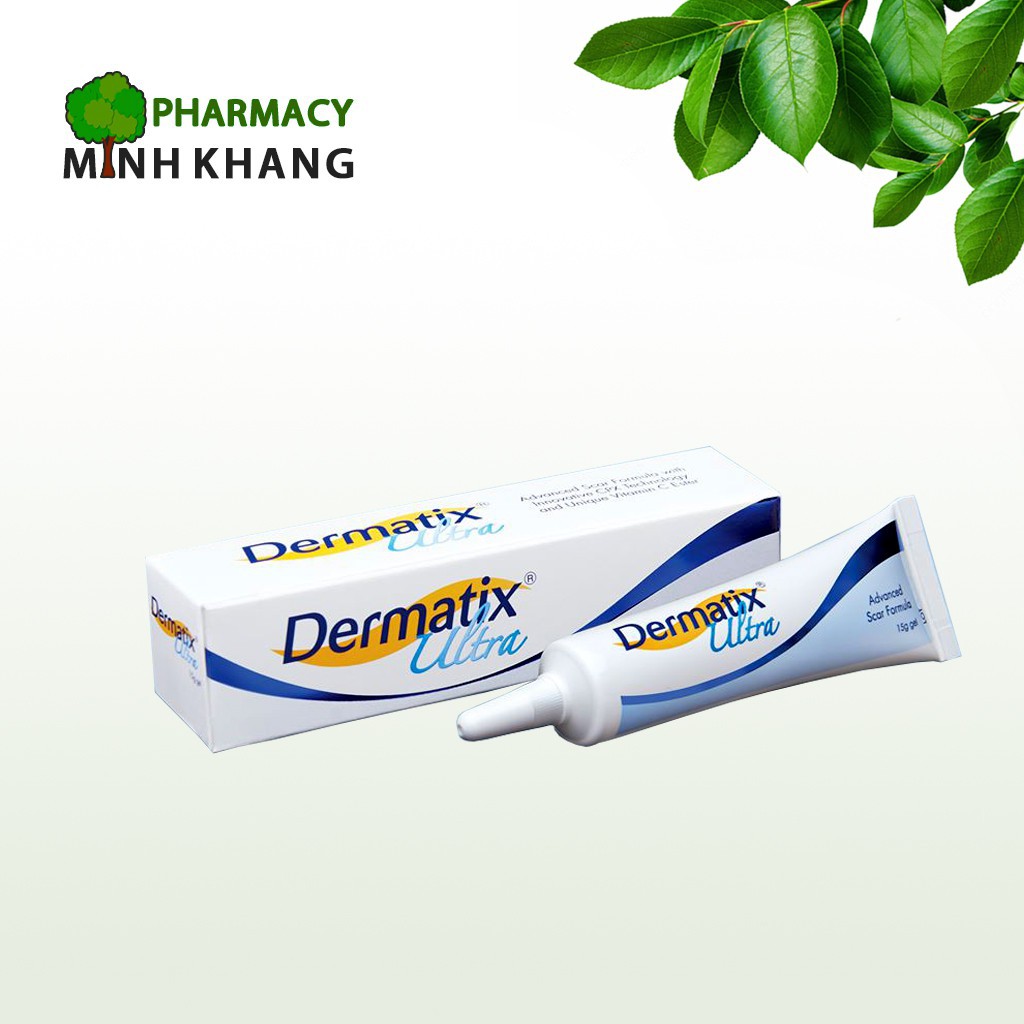 Kem lành sẹo lồi – sẹo thâm lâu năm Dermatix Ultra chai 15g và 7g