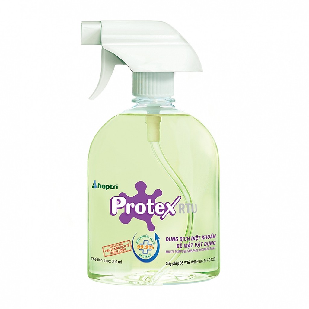 Dung dịch sát khuẩn bề mặt vật dụng Protex RTU 500ml diệt 99,9%