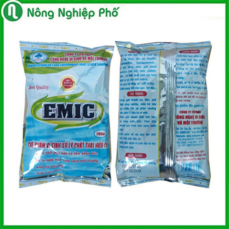 EMIC chế phẩm ủ rác, đậu tương, xử lý mùi hôi...