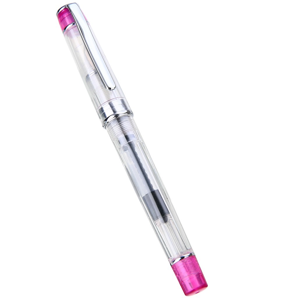 1 Bút Máy Ngòi Mảnh 0.38mm SUNG 3003 Bằng Nhựa Trong Suốt
