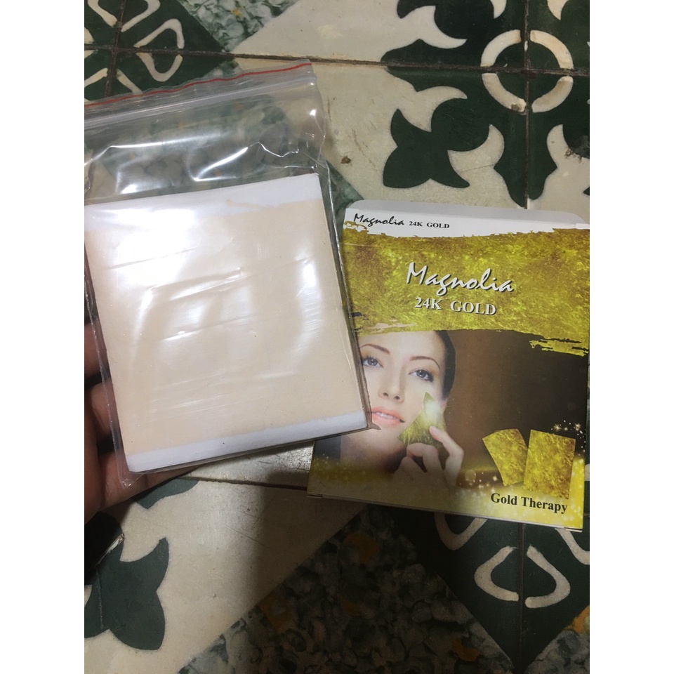 100 miếng lá vàng đắp mặt